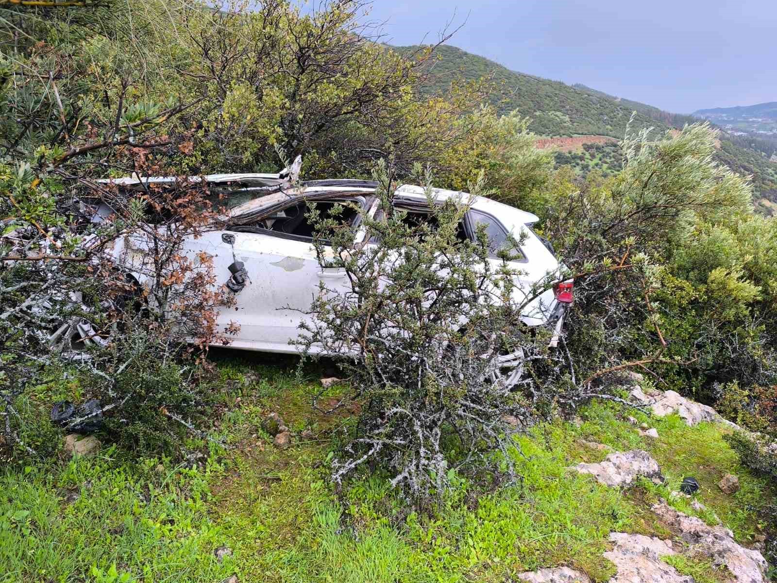 Kontrolden çıkan otomobil uçuruma yuvarlandı: 1 ölü
