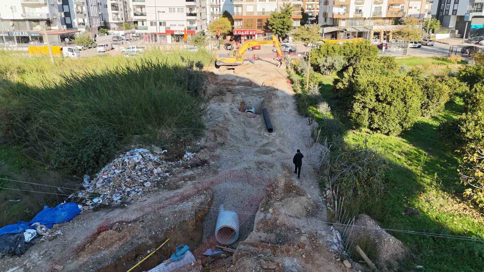 Konyaaltı’na ASAT’tan 60 milyon TL’lik yağmursuyu yatırımı
