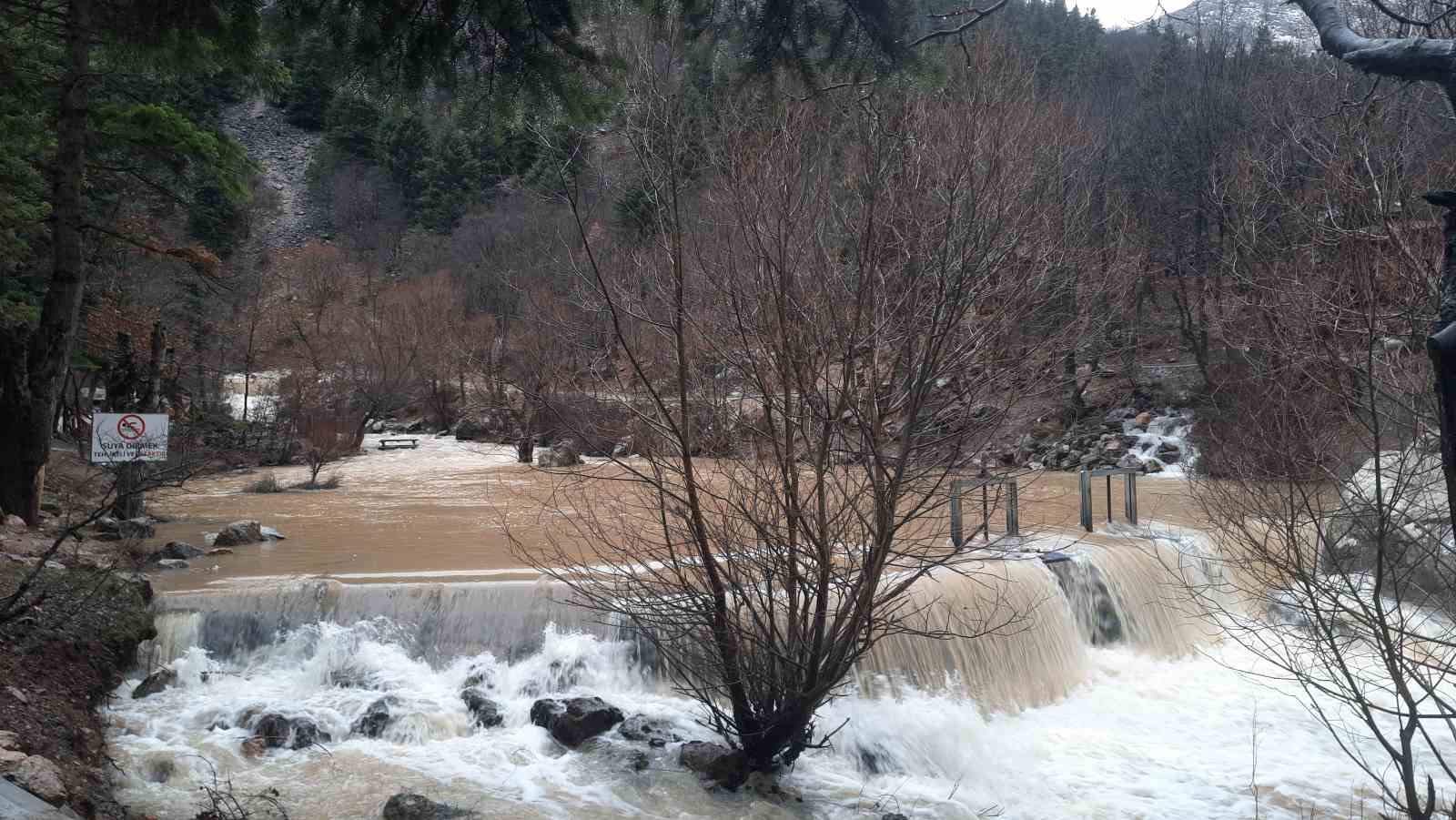 Konya’da Aygırdibi kaynağı erken coştu
