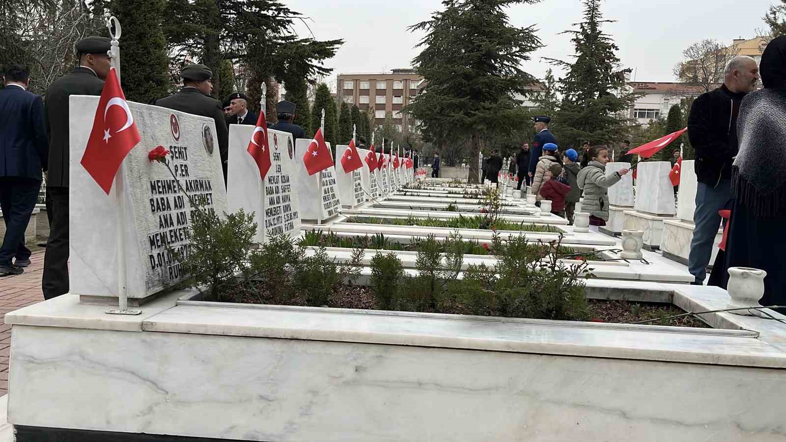 Konya’da Çanakkale Zaferi’nin 111’inci yıl dönümünde şehitler anıldı
