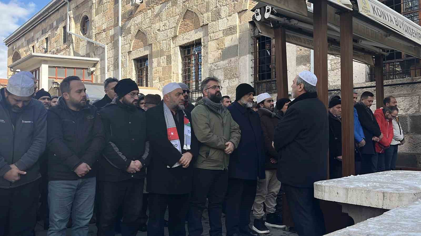Konya’da Ebu Ubeyde ve tüm şehitler için gıyabi cenaze namazı kılındı
