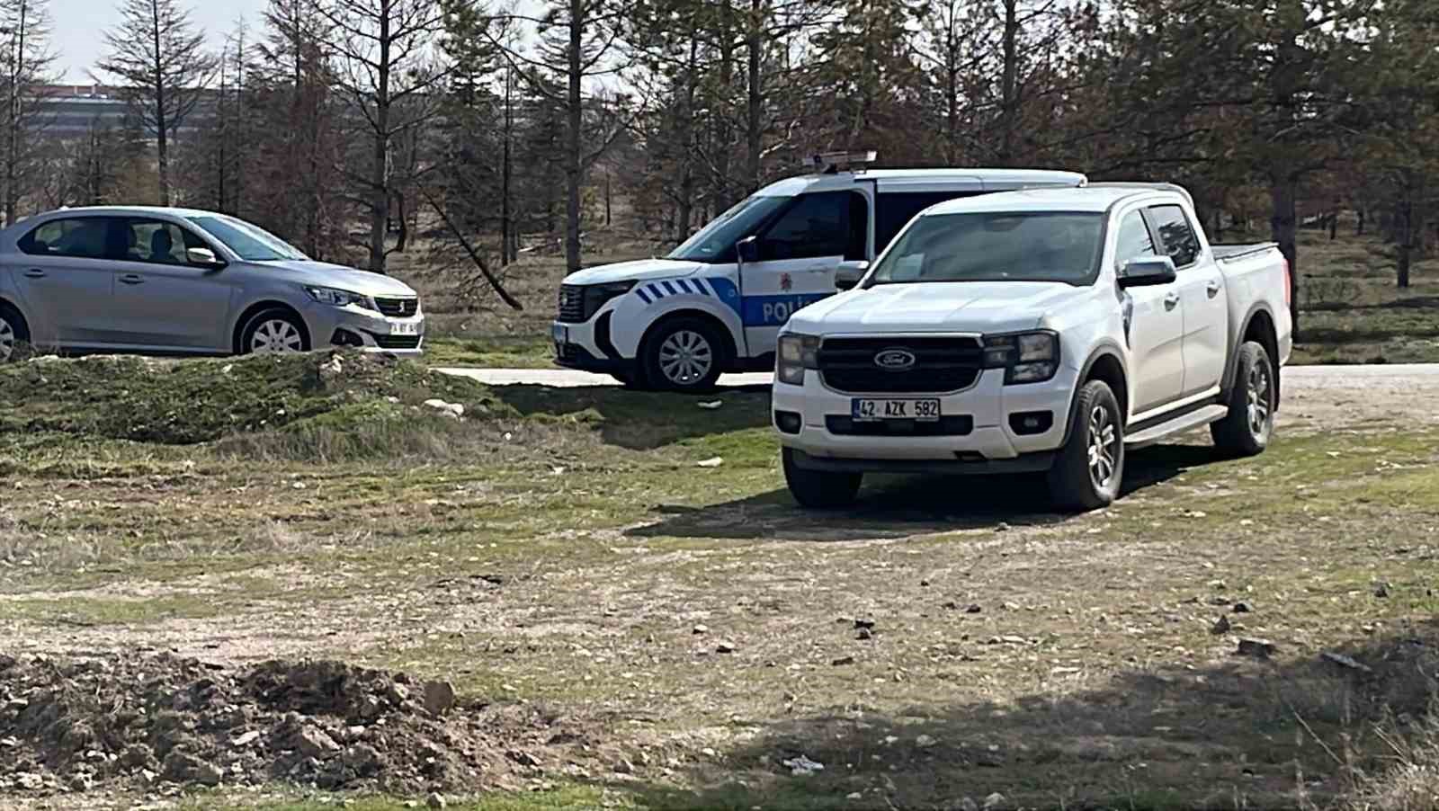 Konya’da kaçak kazı alanı bulundu
