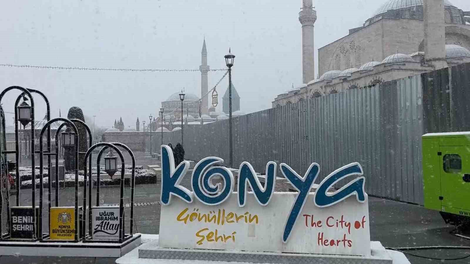 Konya’da kar sürprizi
