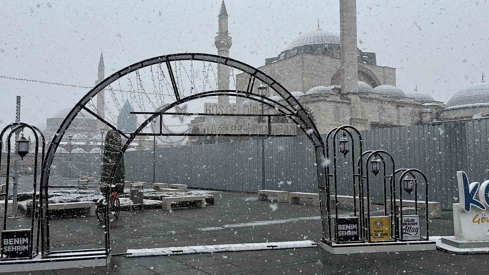 Konya’da kar sürprizi
