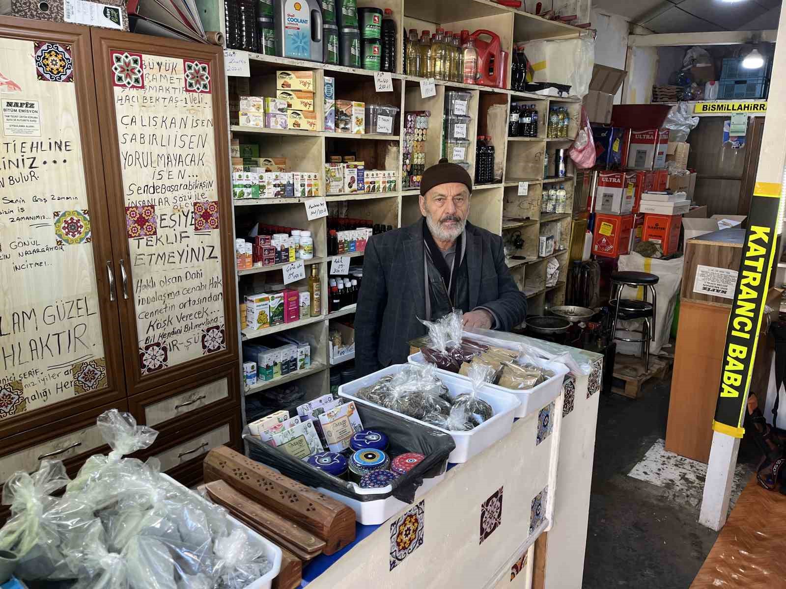 Konya’da katrancılık mesleğini 65 yıldır yaşatıyorlar
