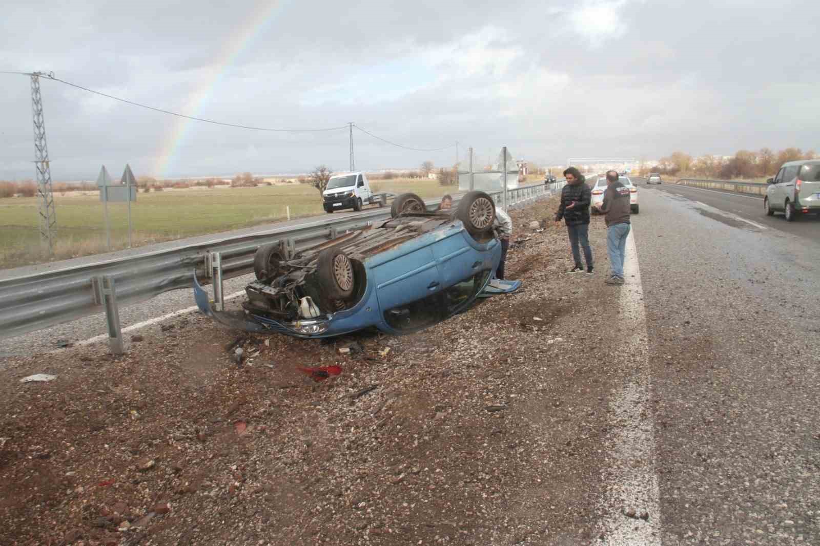 Konya’da trafik kazaları: 7 yaralı
