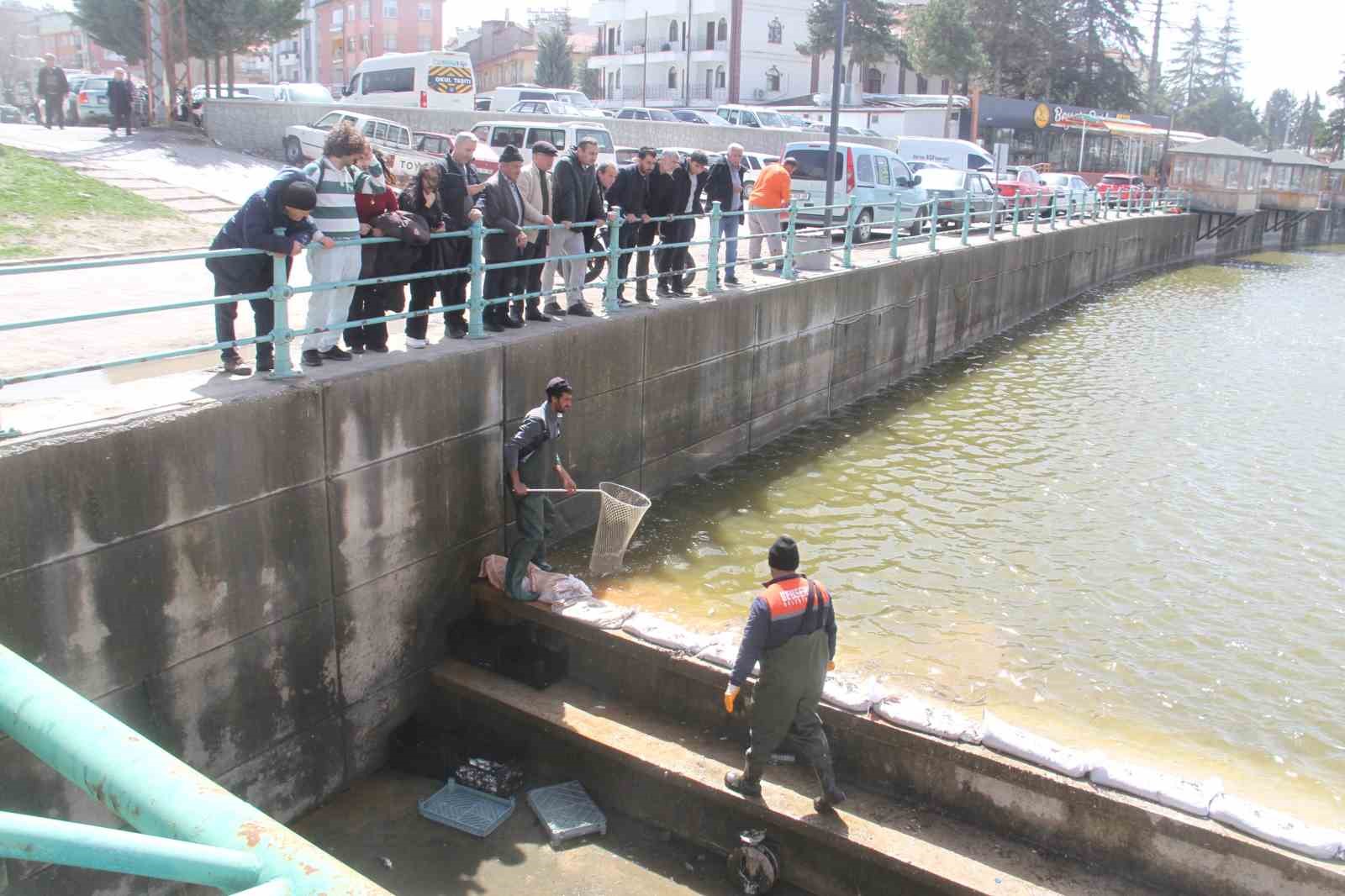 Konya’nın ’denizinde’ balıkları kurtarmak için zamanla yarış

