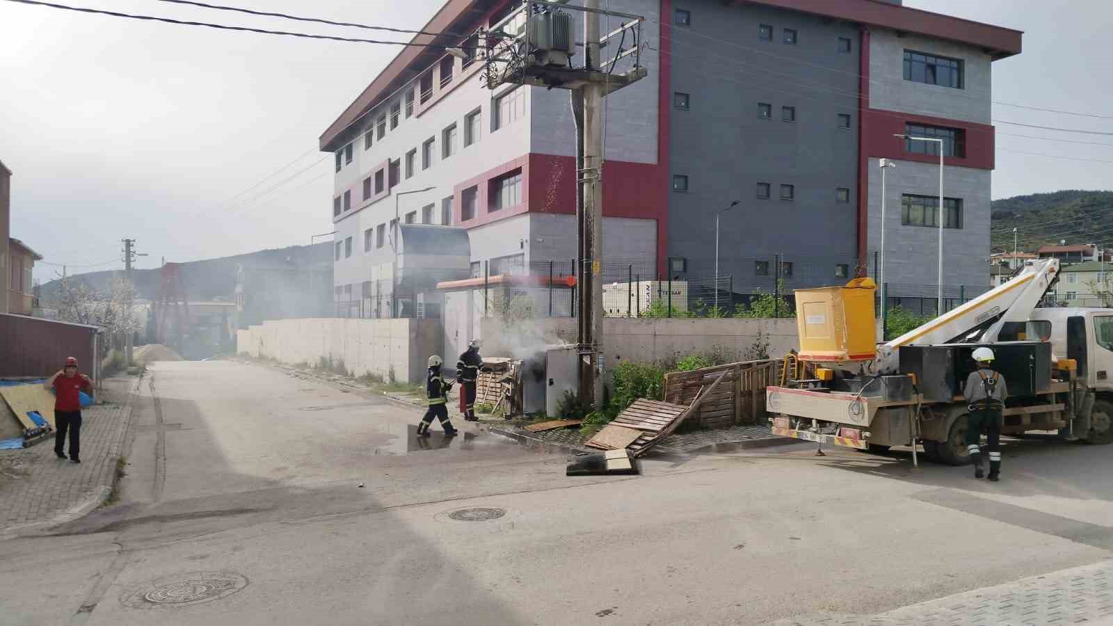 Körfez’de trafo yangını paniğe neden oldu
