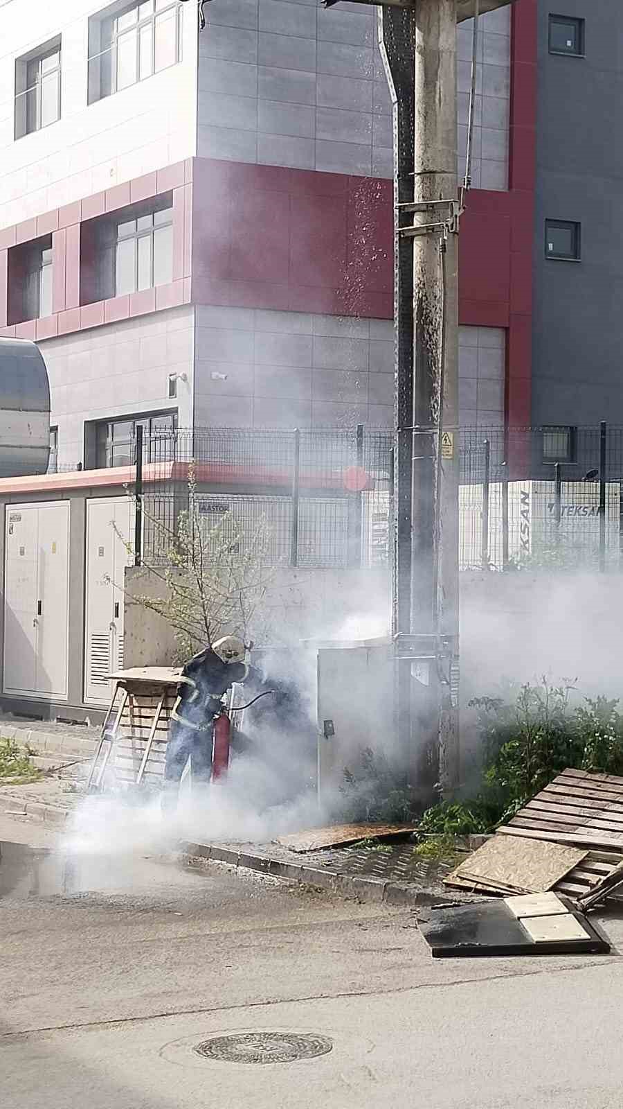 Körfez’de trafo yangını paniğe neden oldu
