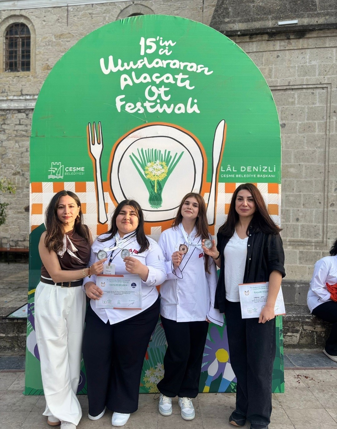 Köşk’lü öğrenciler Uluslararası Alaçatı Ot Festivali’nde büyük bir başarıya imza attılar
