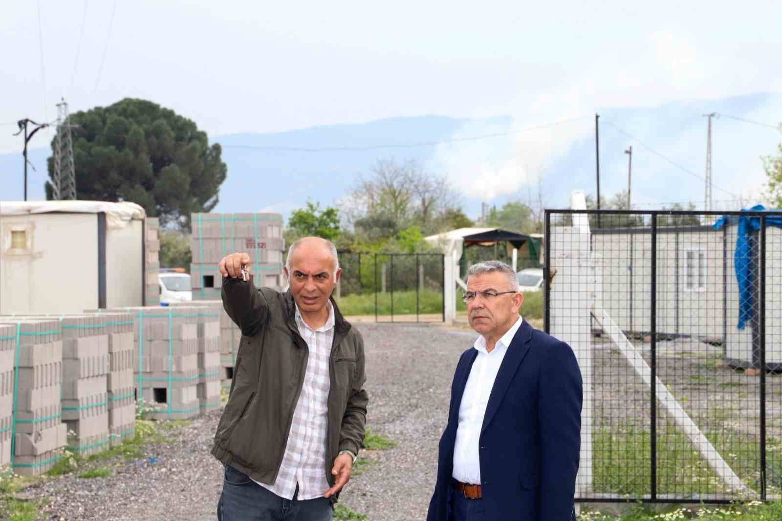 Köşk’te sokak hayvanları için barınak çalışması sürüyor
