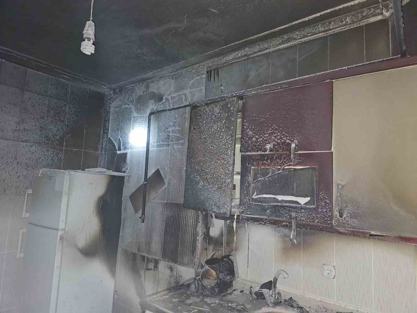 Kovancılar’da korkutan yangın
