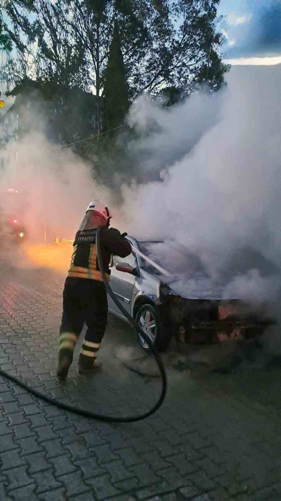 Köyceğiz’de araç yangını
