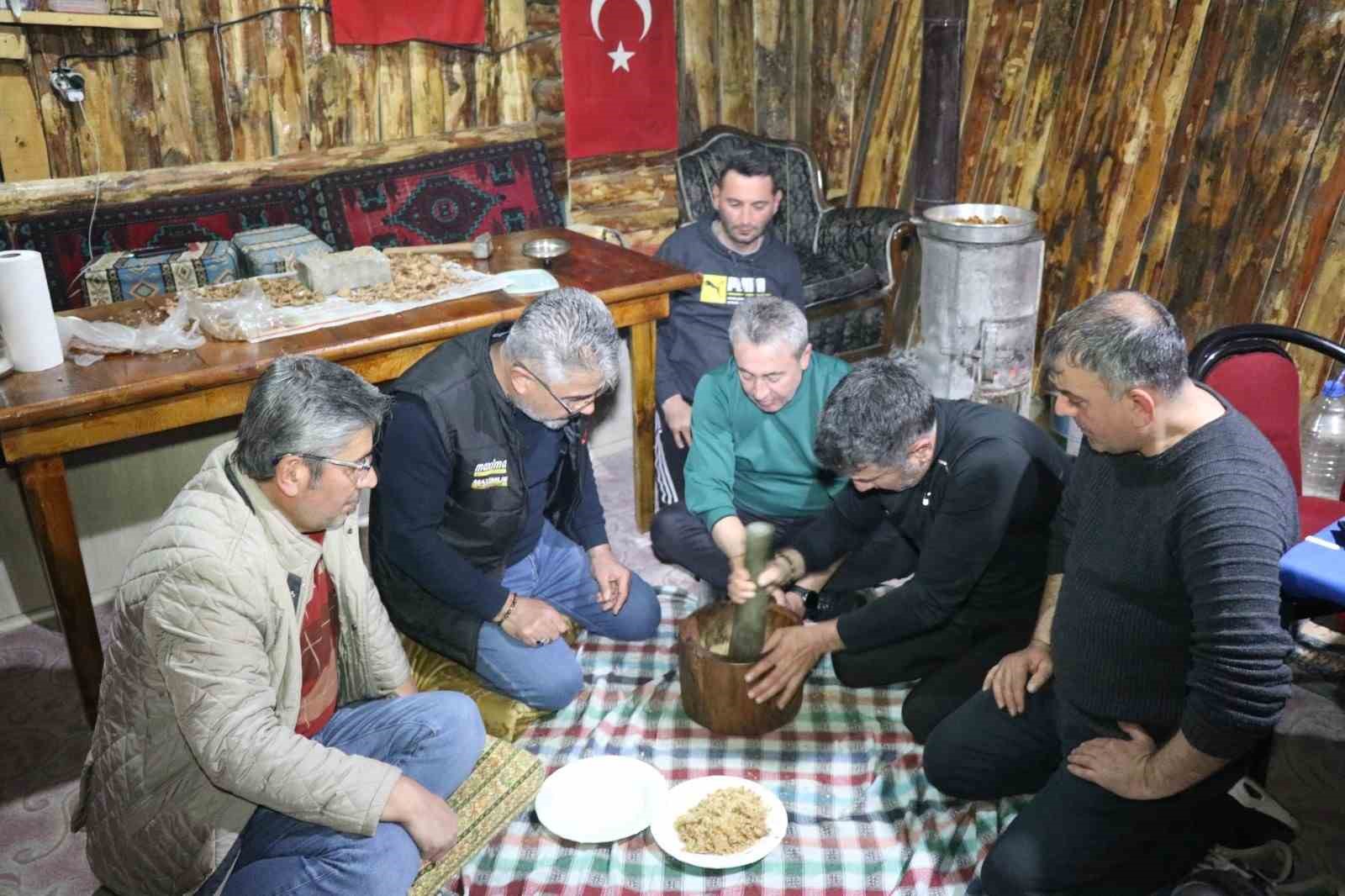 Köyde  üretilen keş adeta bir  enerji deposu
