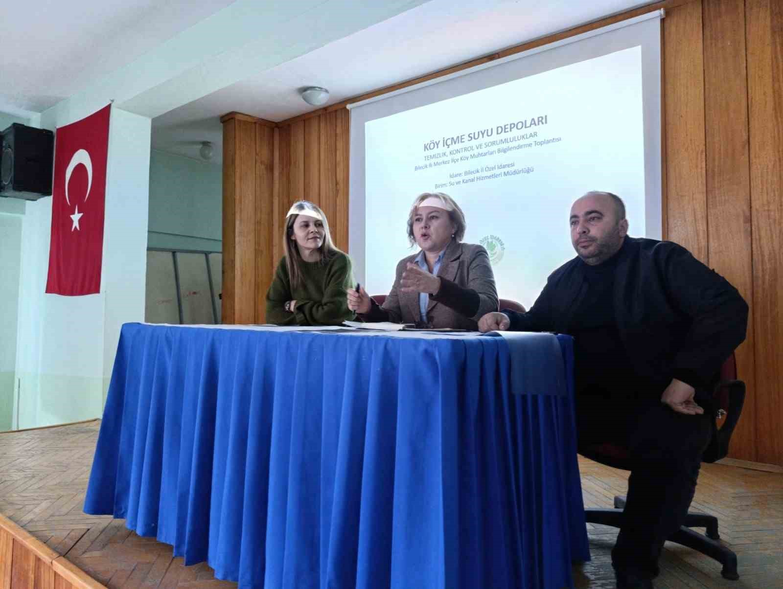 Köylerin su geleceği masaya yatırıldı
