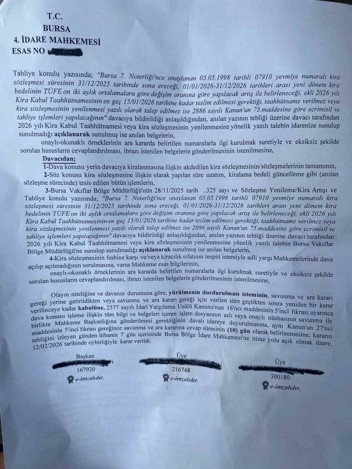 Koza Han’da kafelerin tahliye kararına yargı freni
Koza Han’da kafelerin tahliye kararına yargı freni