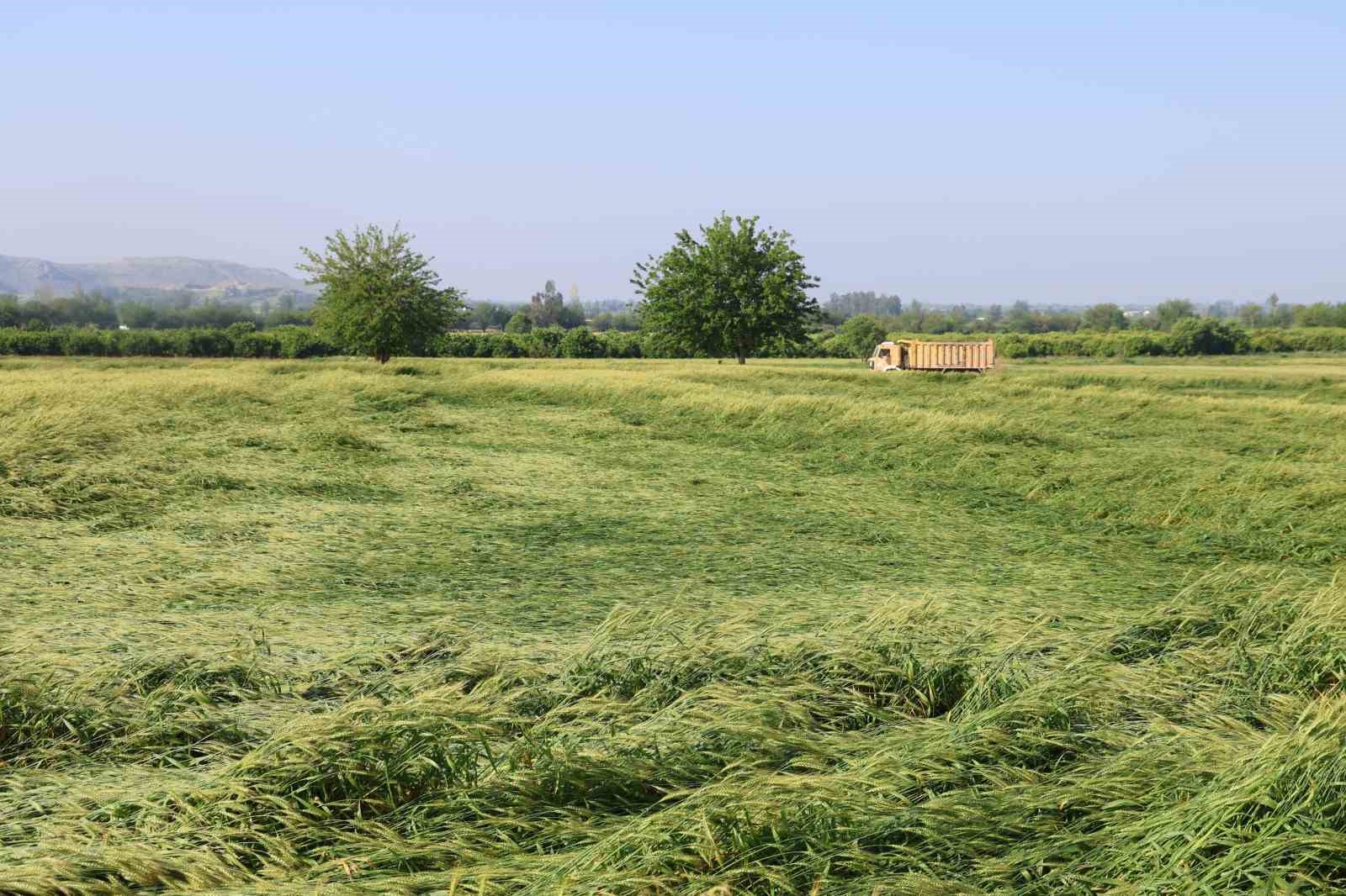 Kozan’da selin izleri havadan görüntülendi
