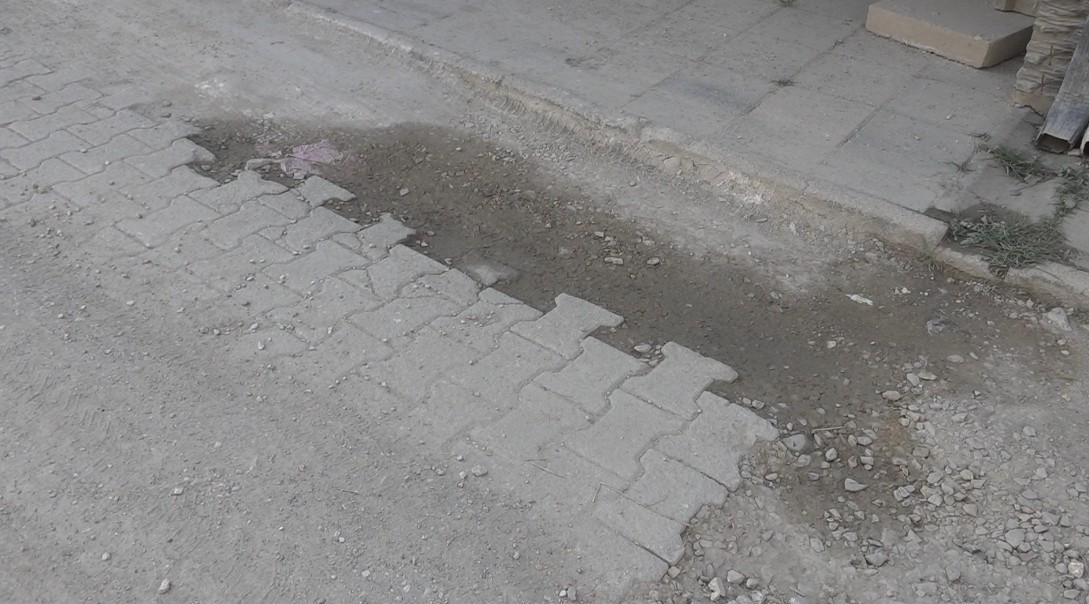 Küçük çocuğun ölümüne sebep olan bozuk yollar
