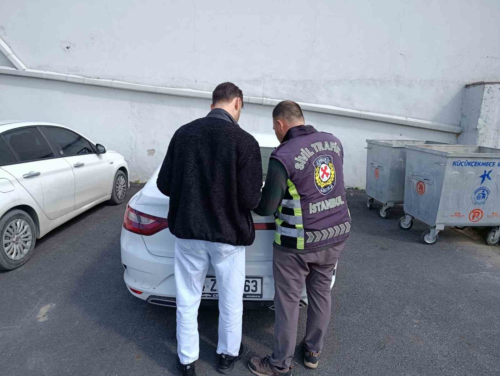 Küçükçekmece’de trafik tartışmasında sürücüye 180 bin lira ceza
