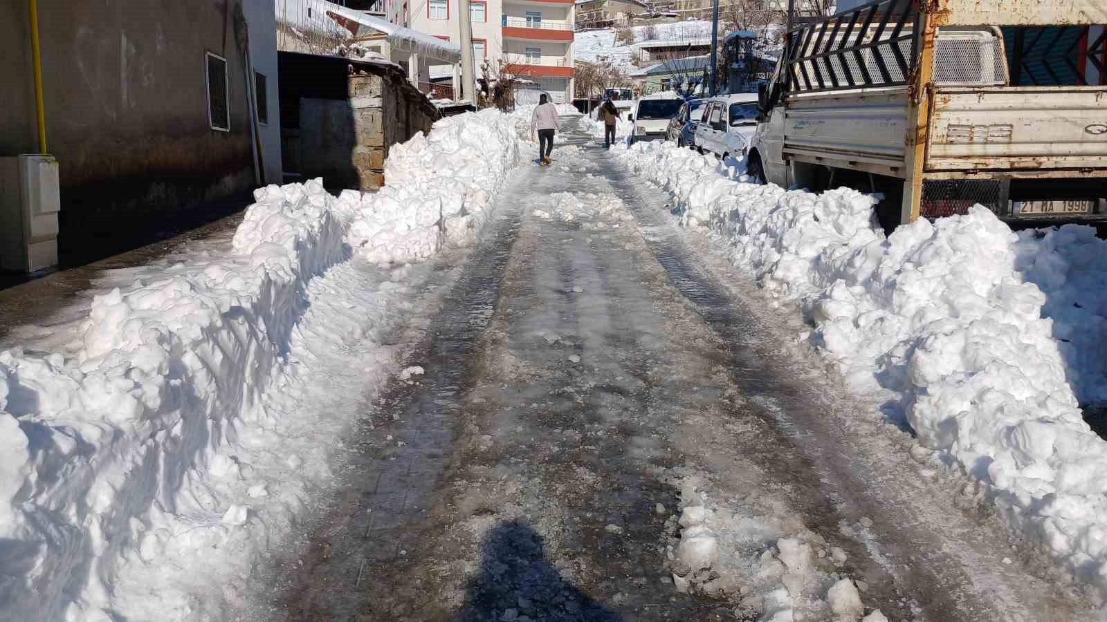 Kulp’ta dondurucu soğuk günlük yaşamı felç etti
