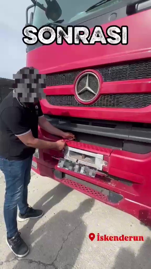 Kuralları hiçe sayarak plakasını kapatan sürücüye 140 bin TL ceza
