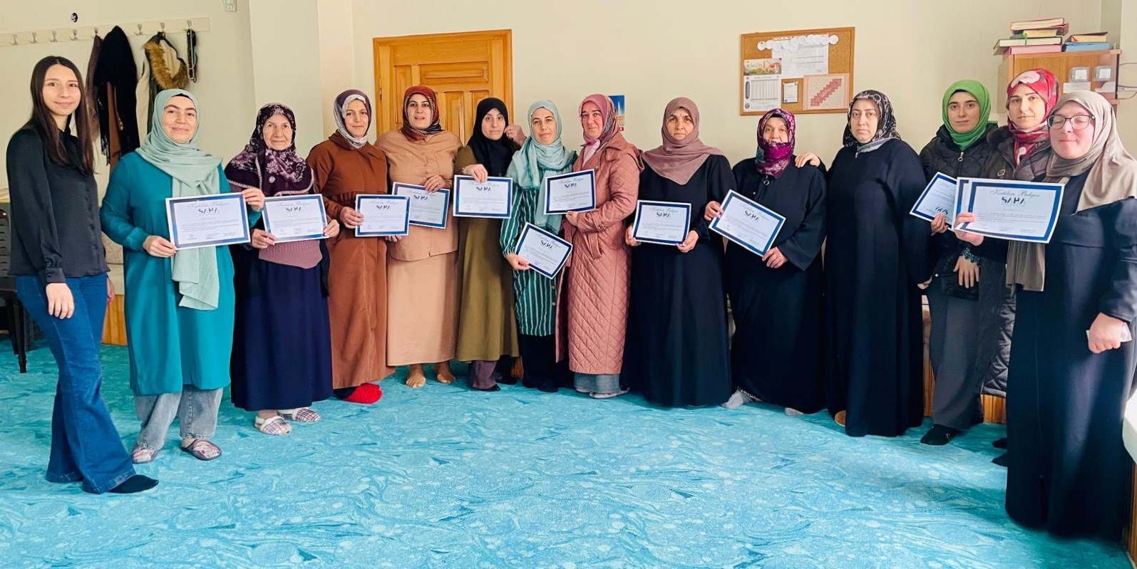 Kur’an kursu kursiyerlerine SAHA eğitimi verildi
