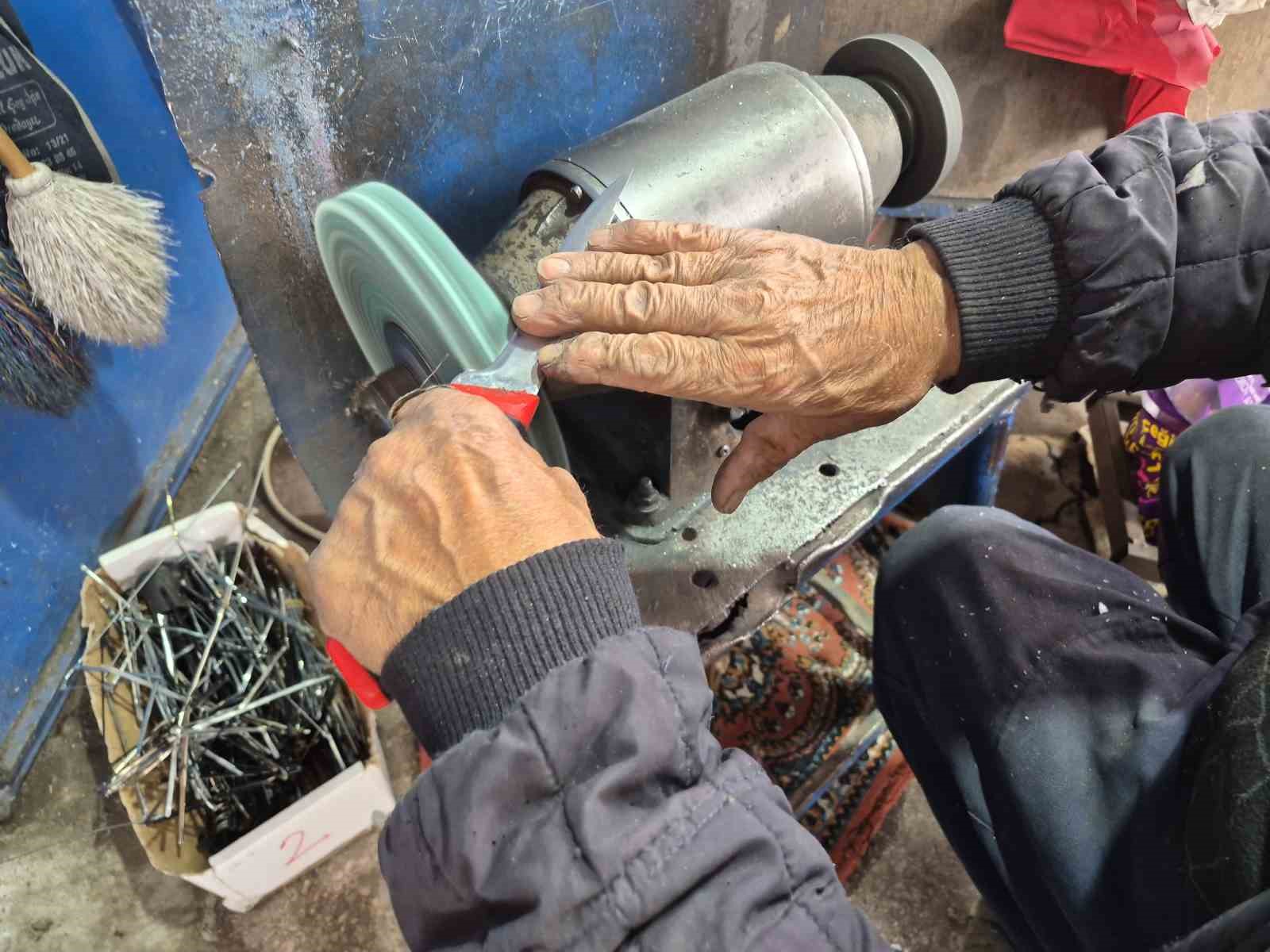 Kurban Bayramı için bıçak bileme işlemleri başladı
