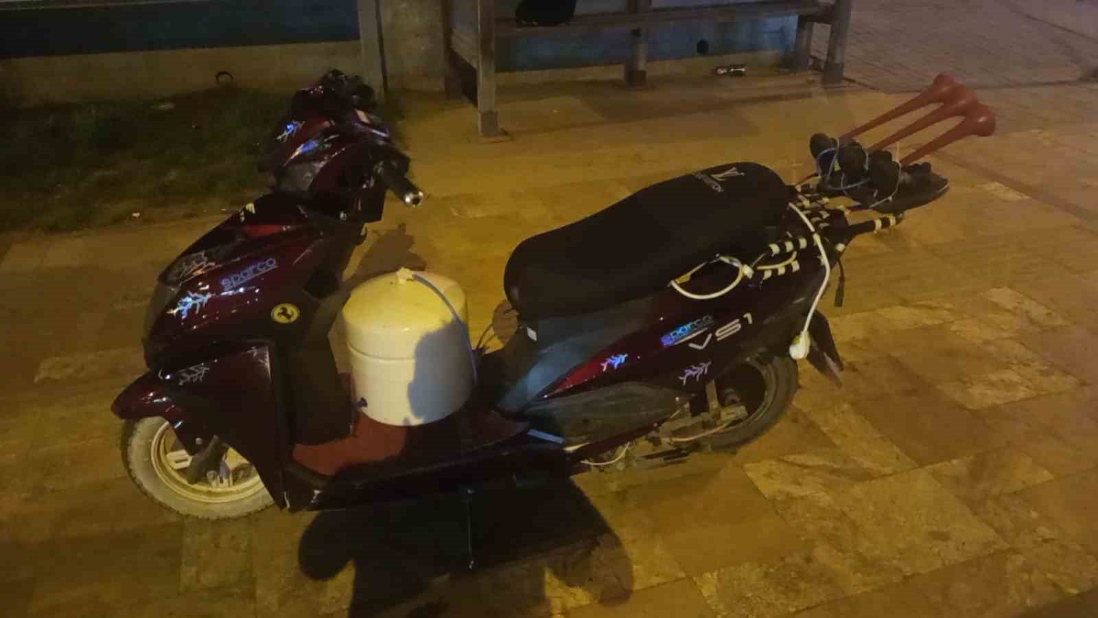 Kurduğu düzenek başını yaktı, 14 yaşındaki sürücüye 40 bin TL ceza
