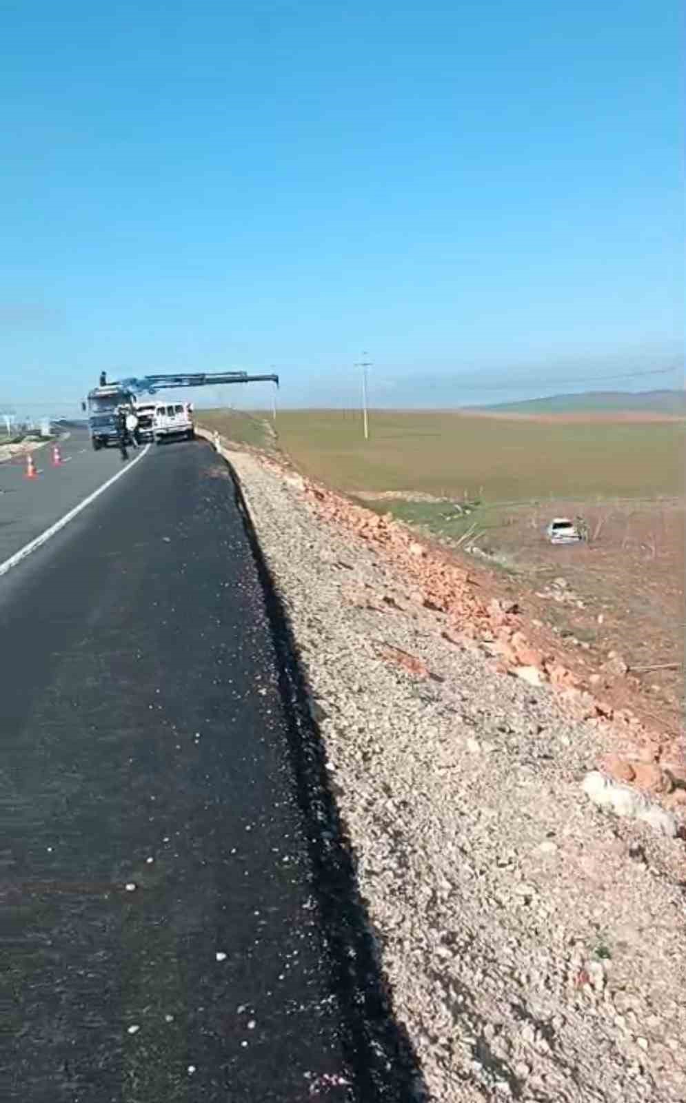 Kurtalan’da otomobil tarlaya uçtu: 1 yaralı
