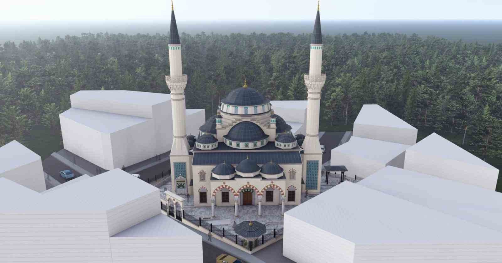Kuruçeşme Merkez Cami şekilleniyor
