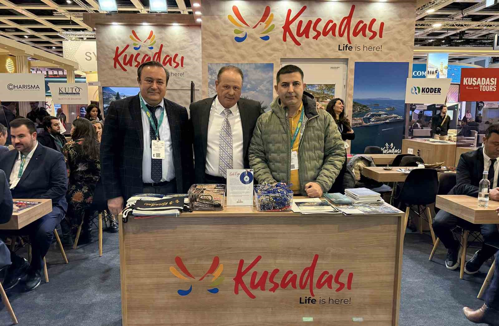 Kuşadası Belediyesi ITB Berlin Fuarı’nda yerini aldı
Kuşadası Belediyesi ITB Berlin Fuarı’nda yerini aldı