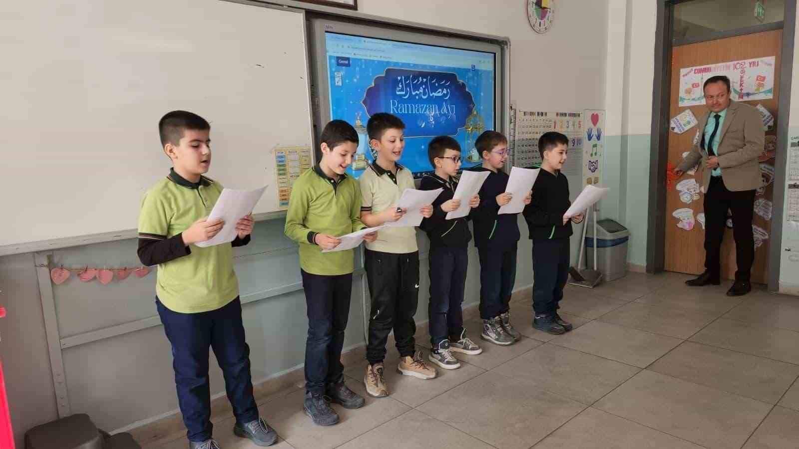 Kütahya Abdurrahman Paşa İlkokulunda Ramazan coşkusu
