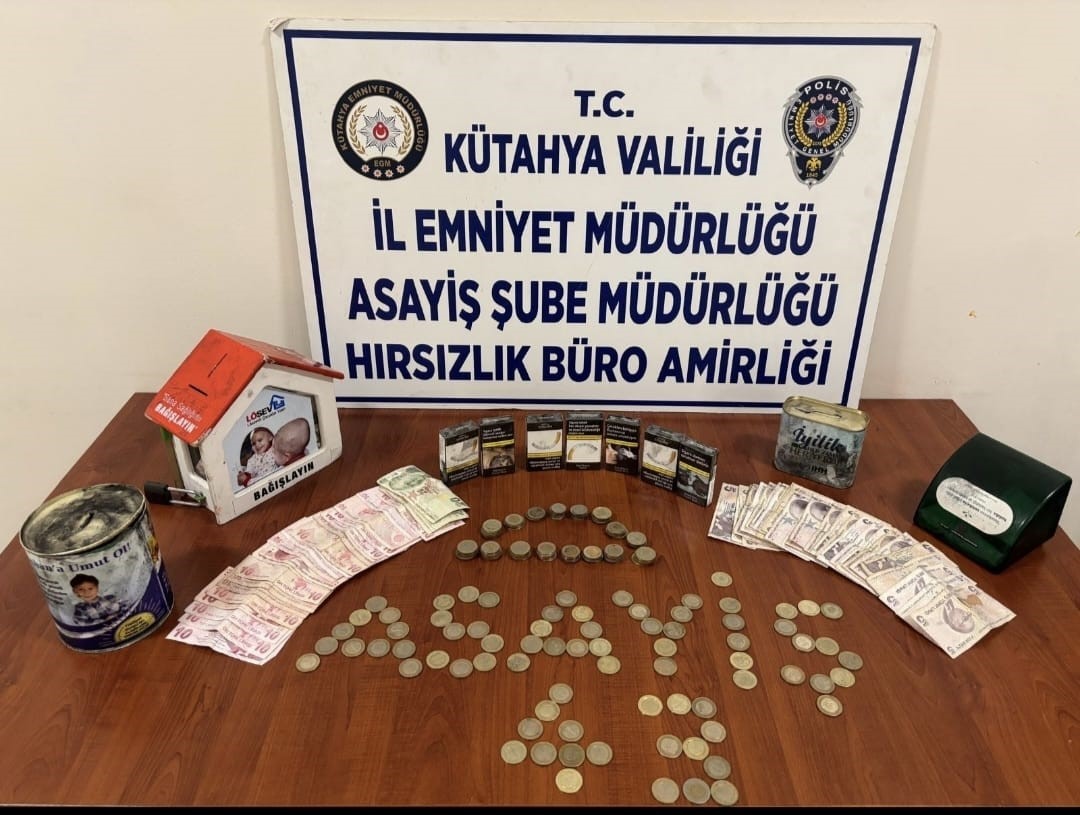 Kütahya’da 4 ayrı hırsızlık olayının şüphelisi saklandığı iş yerinin bodrumunda yakalandı
