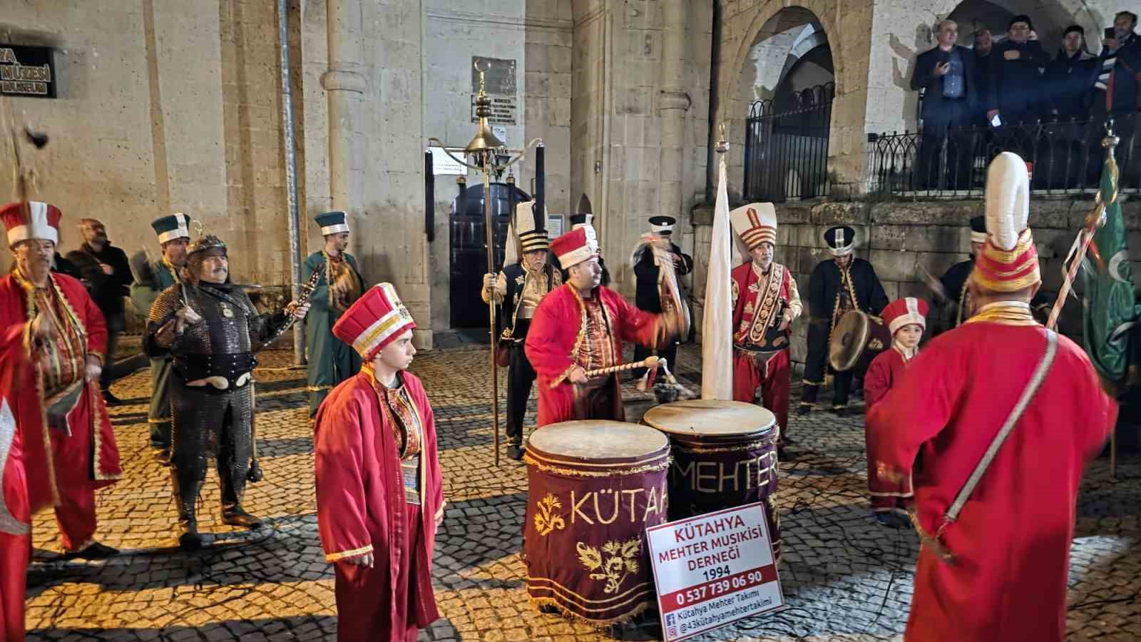Kütahya’da geleneksel mehter konseri ilgi gördü
