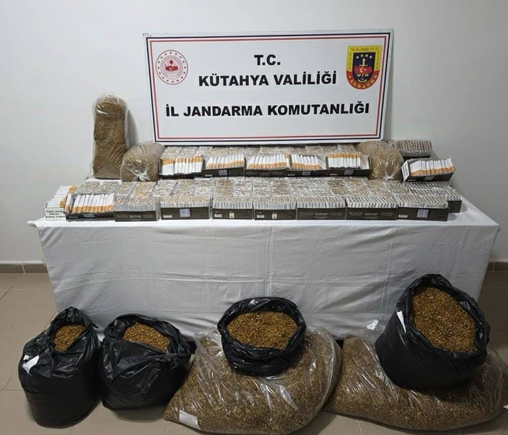 Kütahya’da jandarmadan kaçakçılık operasyonu
