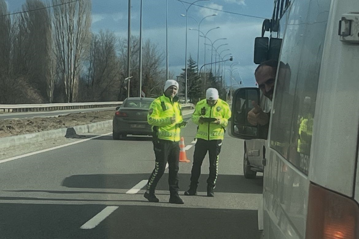 Kütahya’da trafik denetimi
