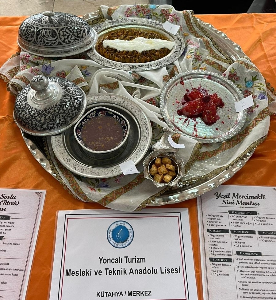Kütahya’nın 4 meslek lisesi Uluslararası Gastronomi Yarışması’nda madalya kazandı
