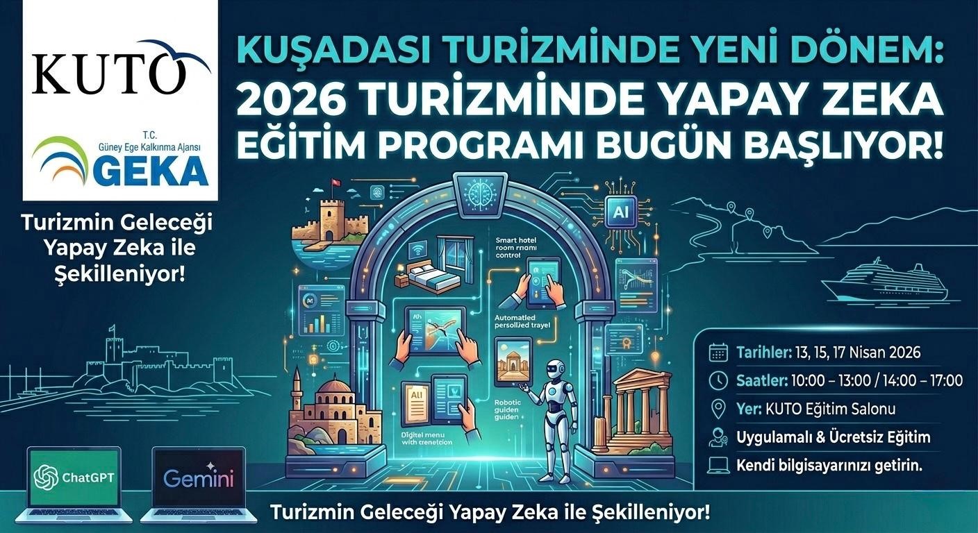 KUTO’da Yapay Zeka Eğitimi bugün başlıyor
