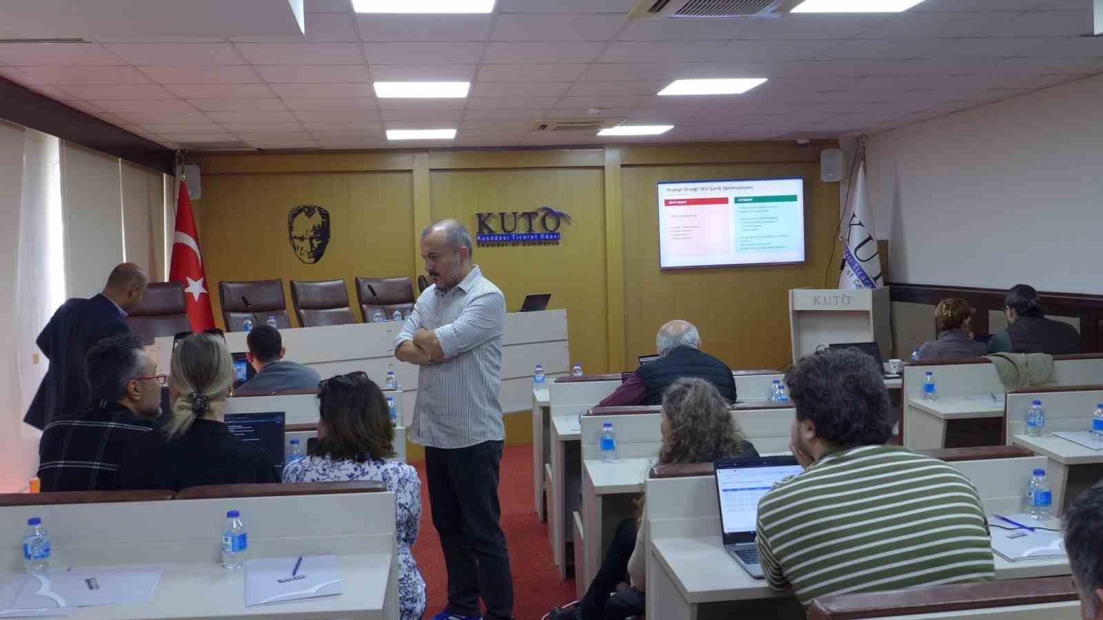 KUTO’da "Yapay Zeka ile Dijital Pazarlama" konulu eğitim gerçekleştirildi
