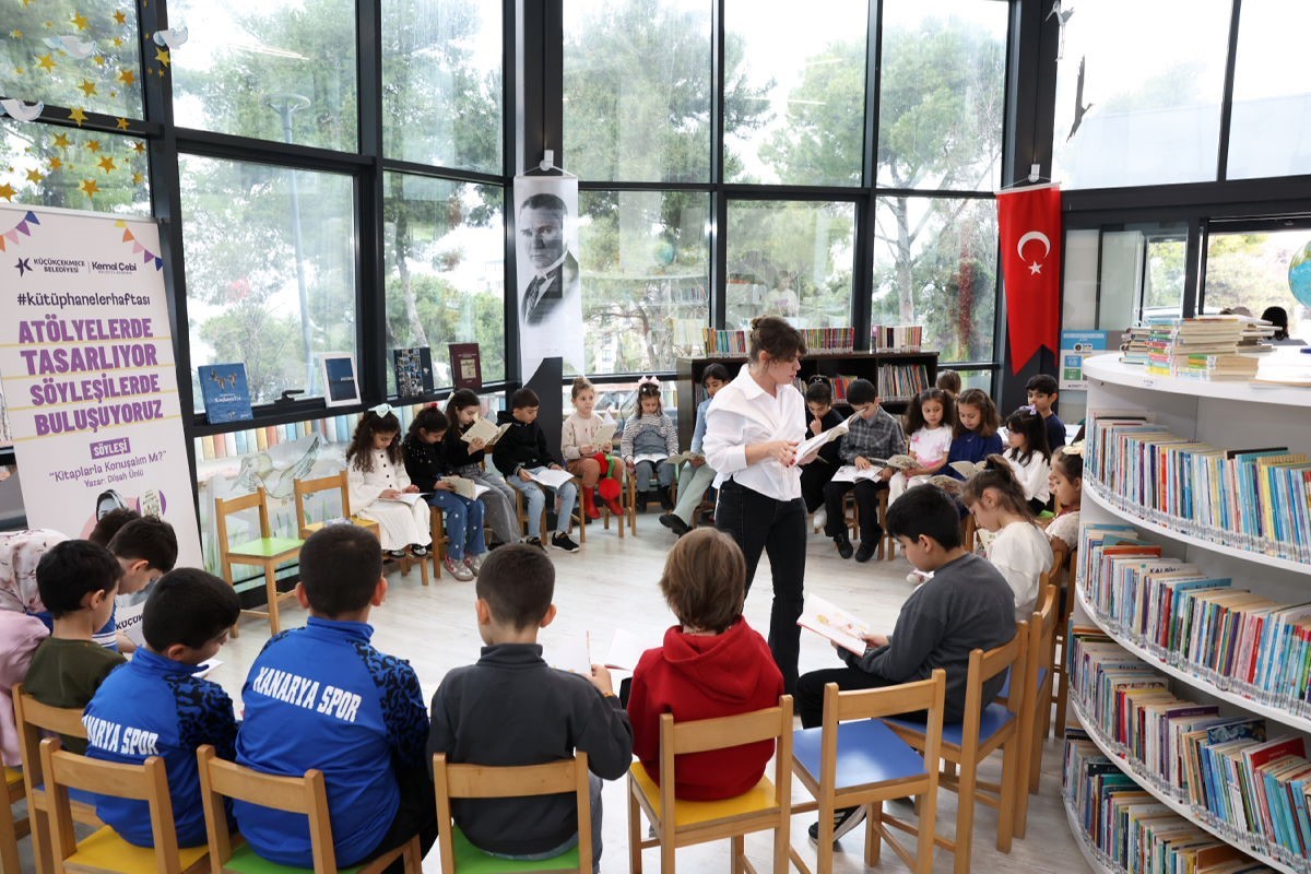 Kütüphane haftası atölye ve söyleşilerle kutlandı
