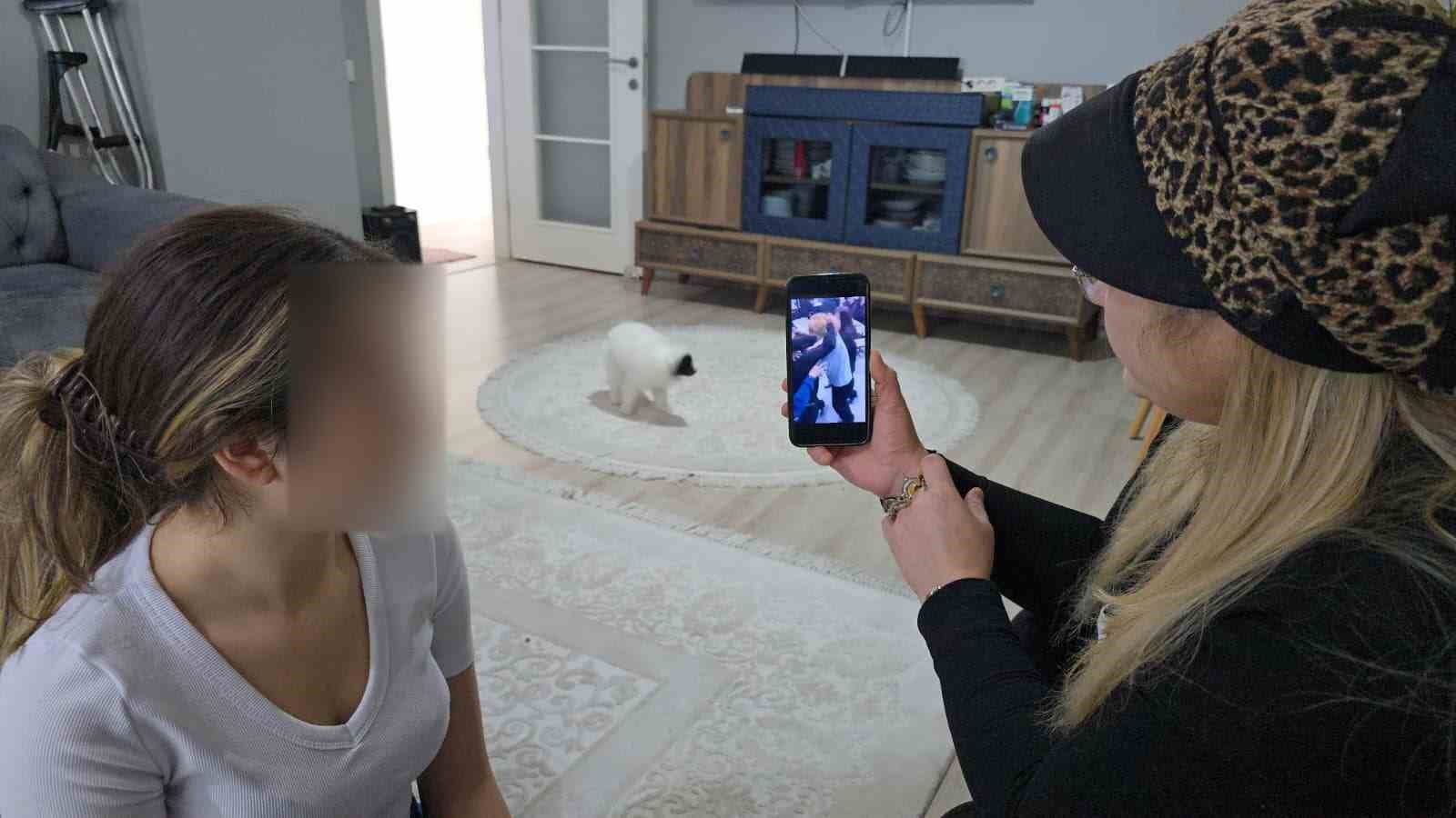 Lisedeki kavga anları kamerada, 3 öğrenciye uzaklaştırma cezası
