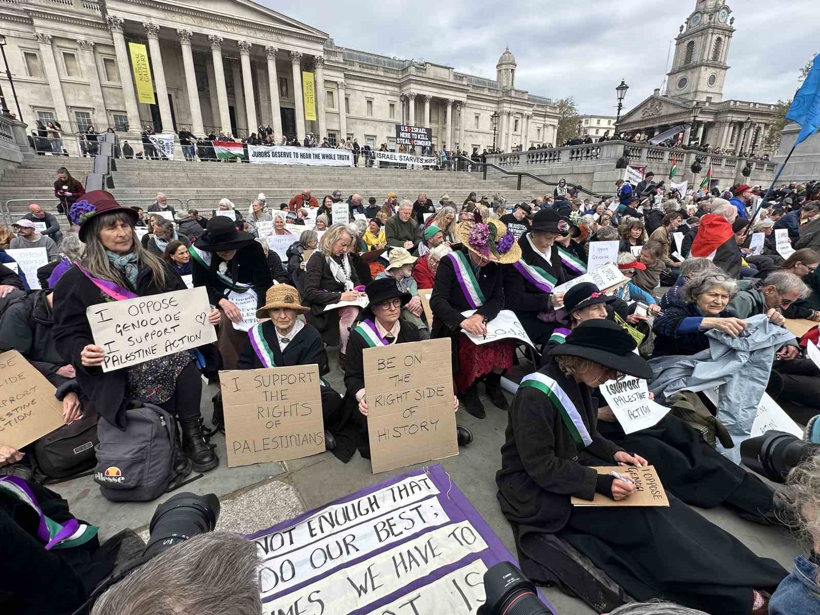 Londra polisinden Filistin’e destek gösterisine müdahale: 212 gözaltı
