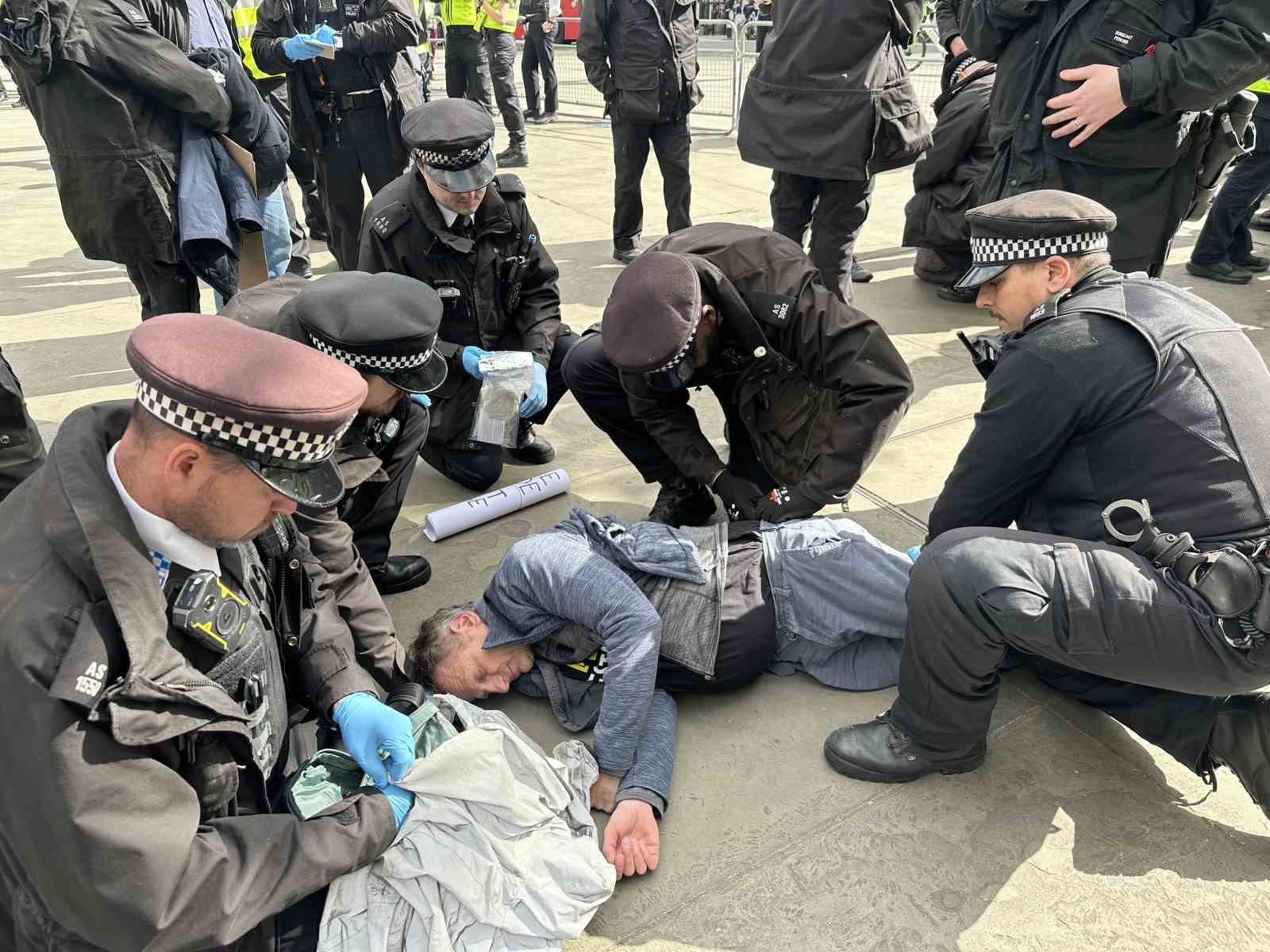 Londra polisinden Filistin’e destek gösterisine müdahale: 212 gözaltı
