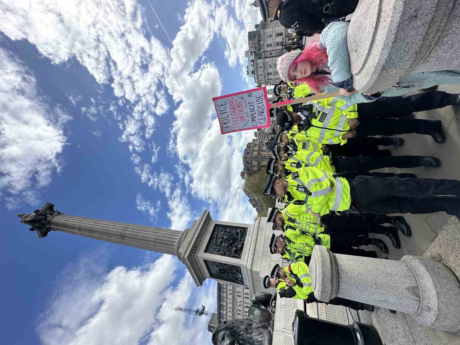 Londra polisinden Filistin’e destek gösterisine müdahale: 212 gözaltı
