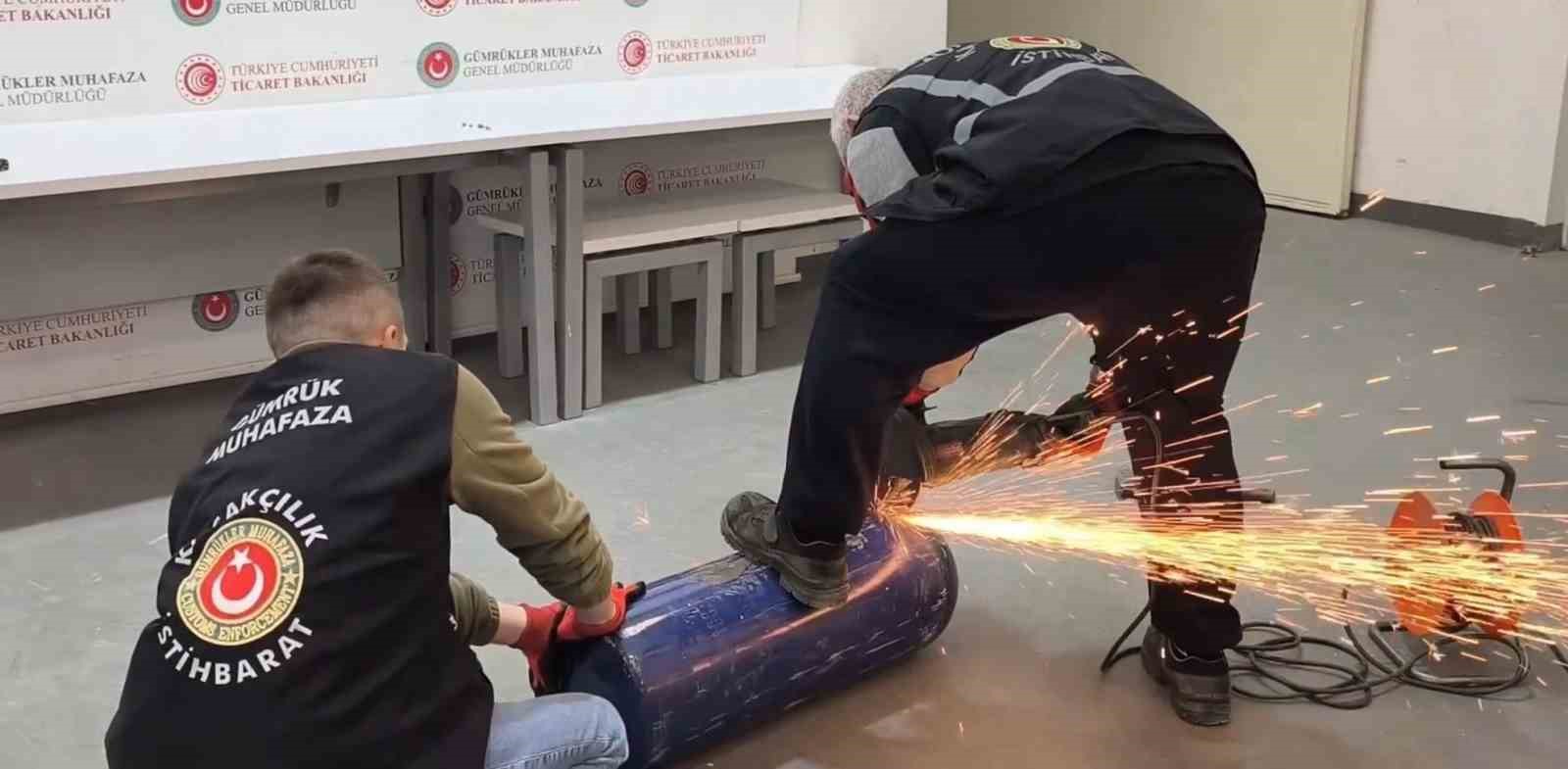 LPG tanklarından 35 kilo uyuşturucu çıktı
