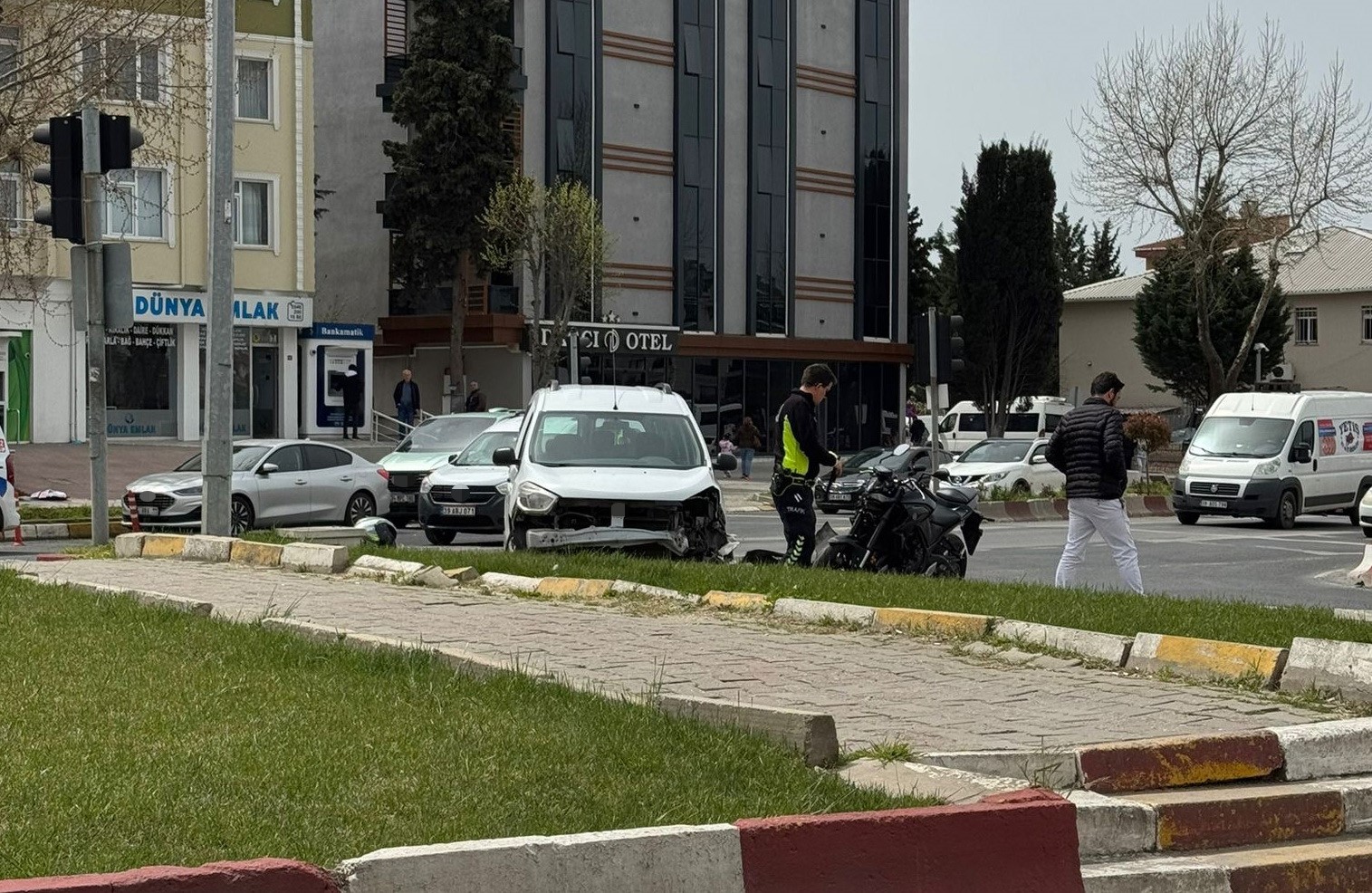 Lüleburgaz’da trafik kazası: 1 yaralı
