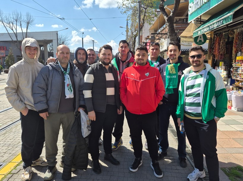 Maç için gelen Bursaspor taraftarı, Eskişehir’i hareketlendirdi
