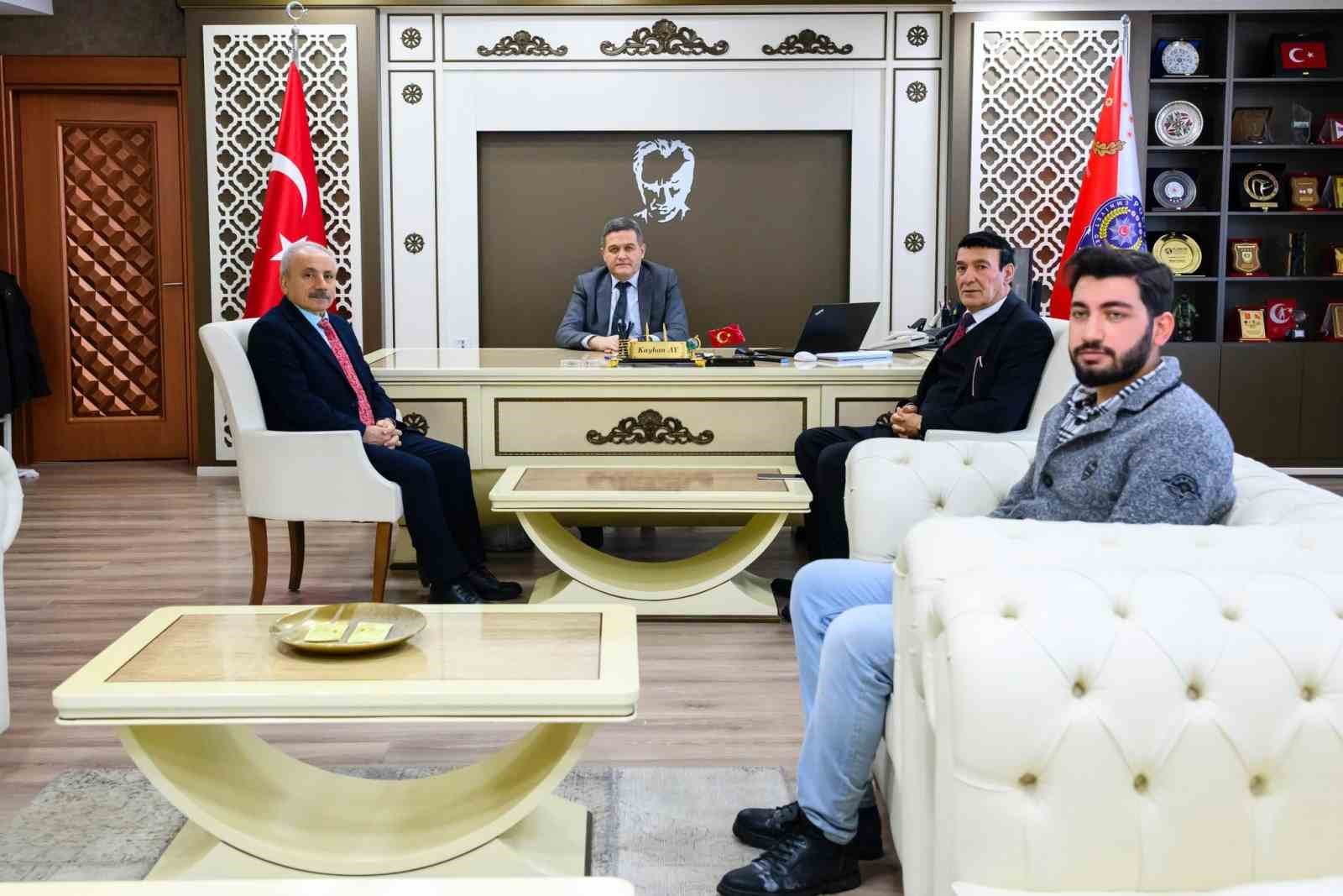 Malatya Gazeteciler Cemiyeti’nden Emniyet Müdürü Kayhan Ay’a ziyaret
