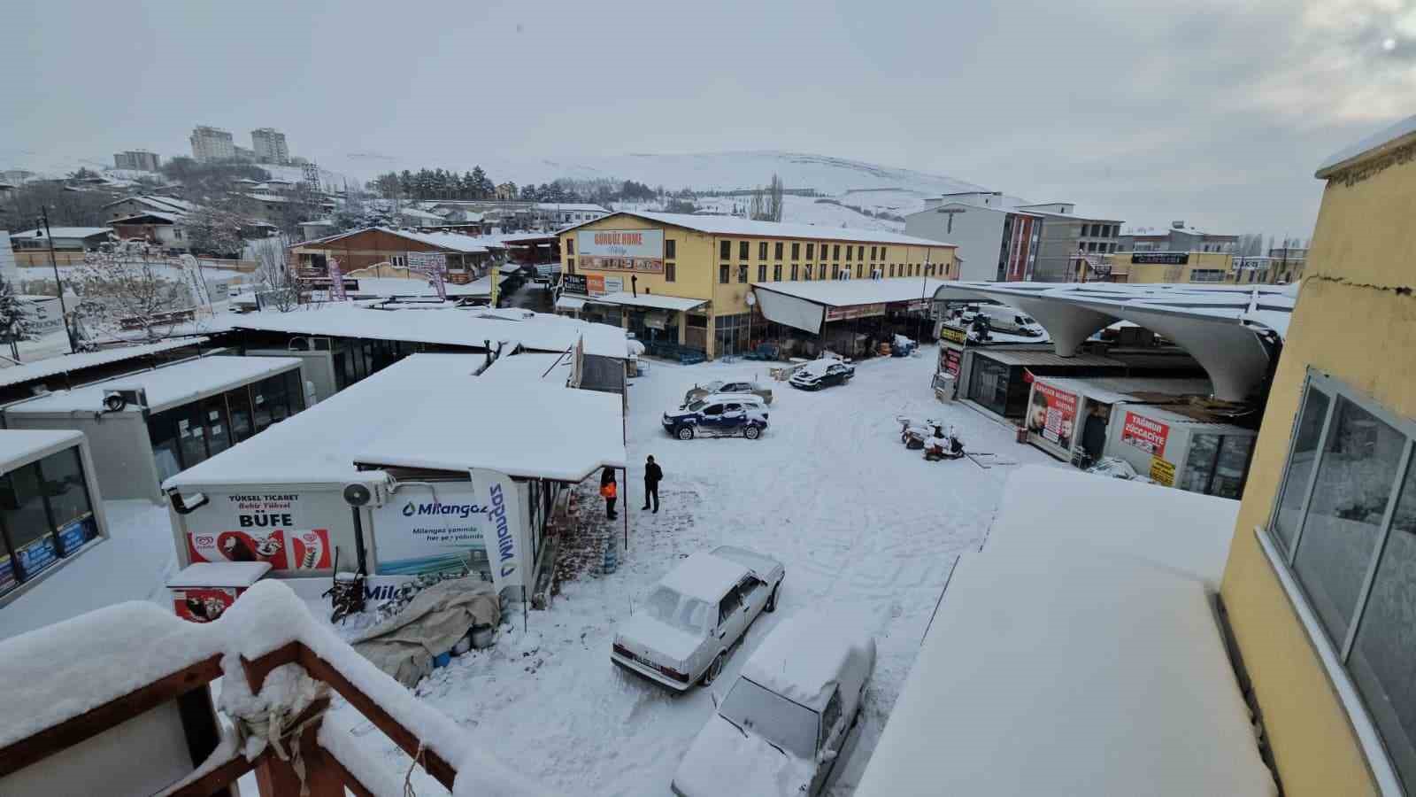 Malatya’da kar yağışı etkisini arttırdı
