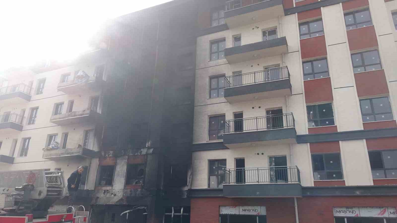 Malatya’da şantiyede korkutan yangın
